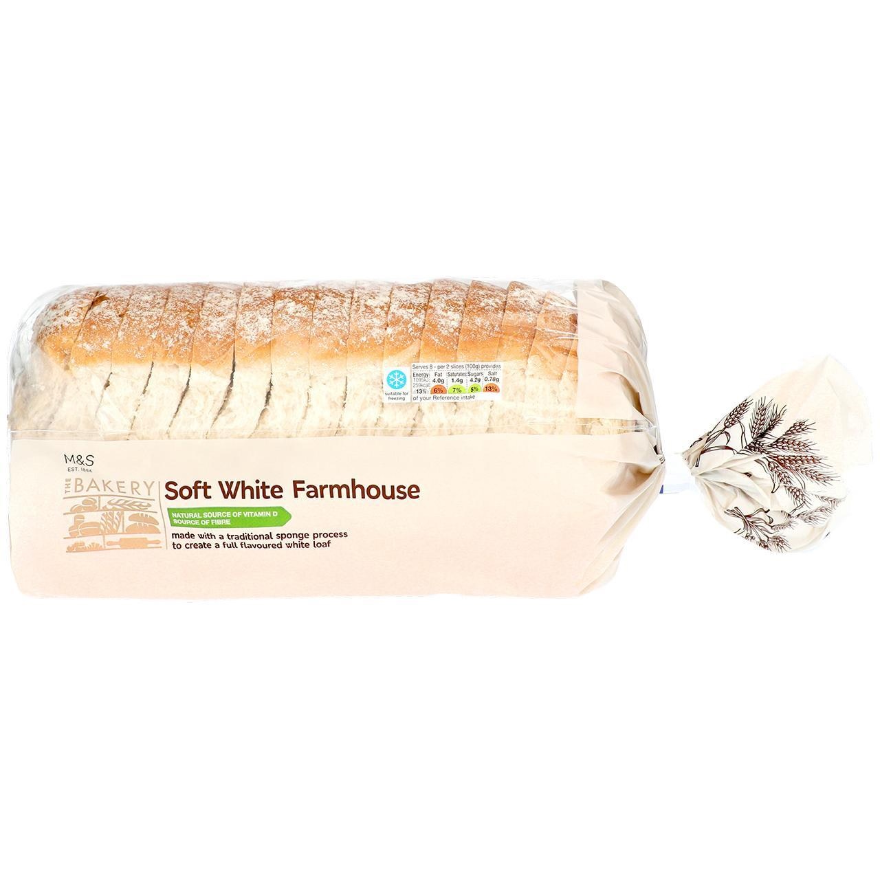 Soft White Farmhouse Bread Loaf Marks & Spencer Cyprus