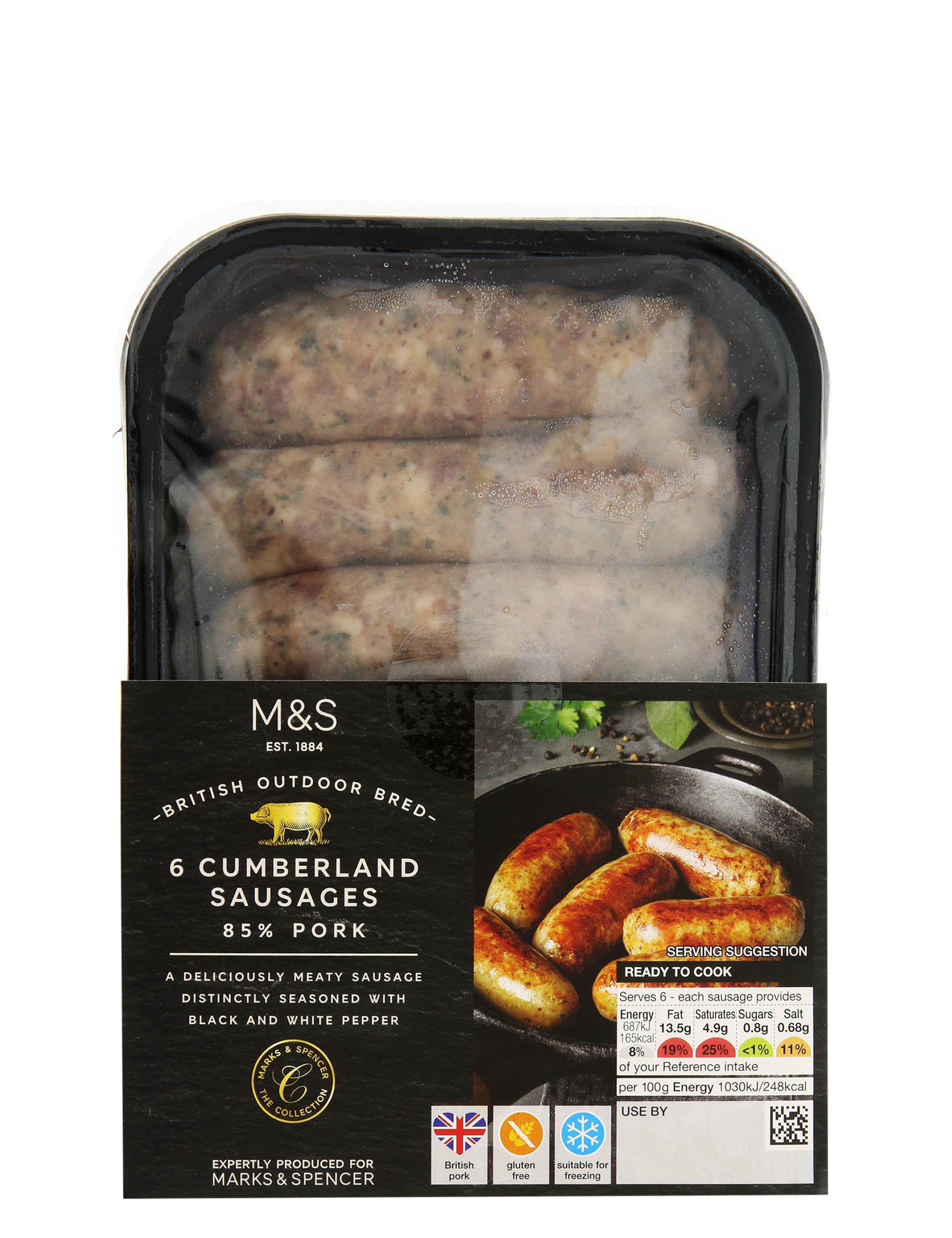 Cumberland Sausages Marks & Spencer Cyprus