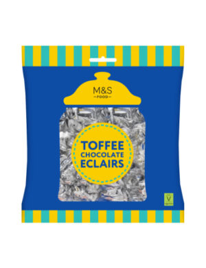 Toffee Chocolate Eclairs