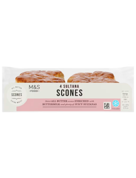 4 Sultana Scones