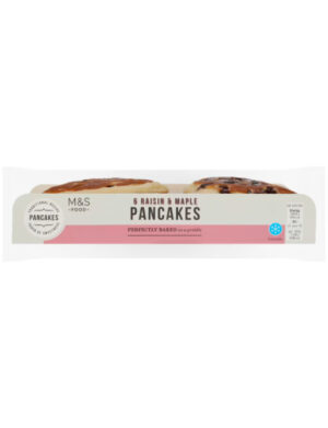 6 Raisin & Maple Pancakes