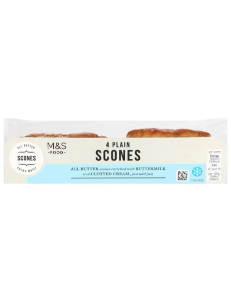 4 Devon Scones
