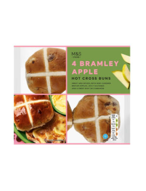 Bramley Apple Hot Cross Buns