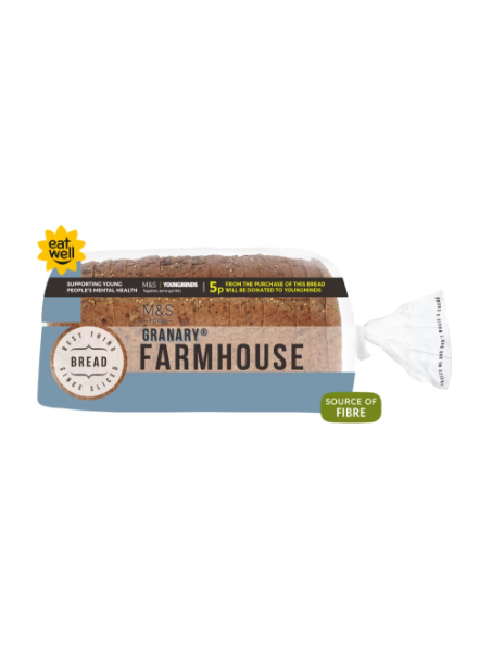 Soft Granary Farmhouse Bread Loaf 800g Soft Granary Farmhouse Bread Loaf 800g
