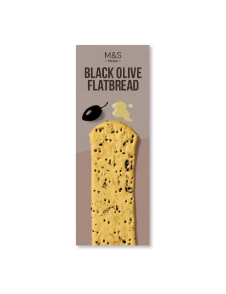 Crafted Italian Black Olive Flatbread Crafted Italian Black Olive Flatbread