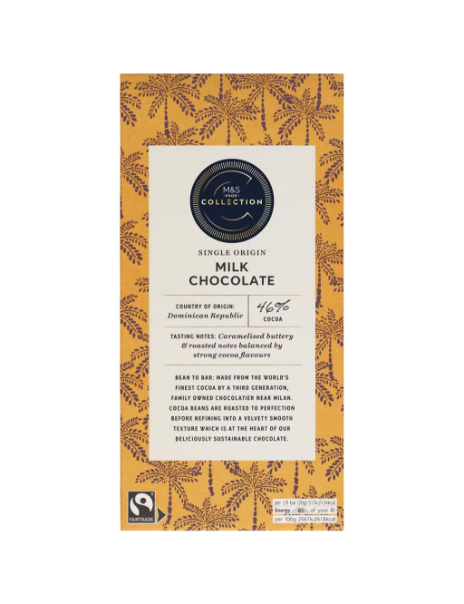 Fairtrade 46% Cocoa Milk Chocolate Fairtrade 46% Cocoa Milk Chocolate