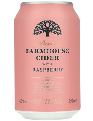 Devon Orchard Cider with raspberry