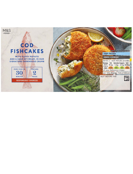 2 Cod Fishcakes 2 Cod Fishcakes
