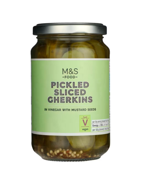 Sliced Gherkins