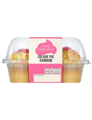 Colour the Rainbow Cupcakes