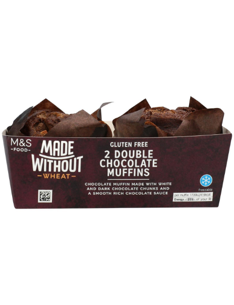 Made Without 2 Double Chocolate Muffins Made Without 2 Double Chocolate Muffins