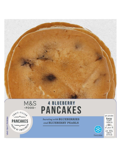 4 Blueberry Pancakes