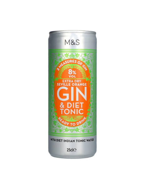 Seville Orange Gin & Diet Tonic