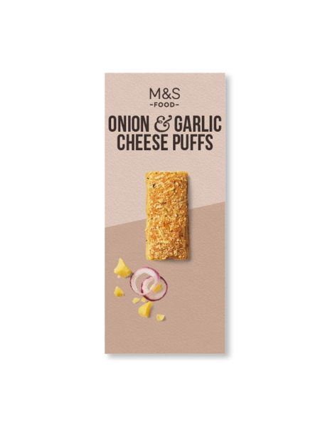 Onion & Garlic Cheese Puffs Onion & Garlic Cheese Puffs