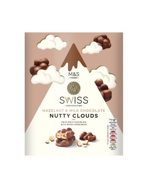 Swiss Hazelnut & Milk Chocolate Nutty Clouds Swiss Hazelnut & Milk Chocolate Nutty Clouds