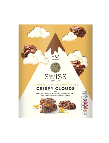 Swiss Caramel & Milk Chocolate Crispy Clouds Swiss Caramel & Milk Chocolate Crispy Clouds