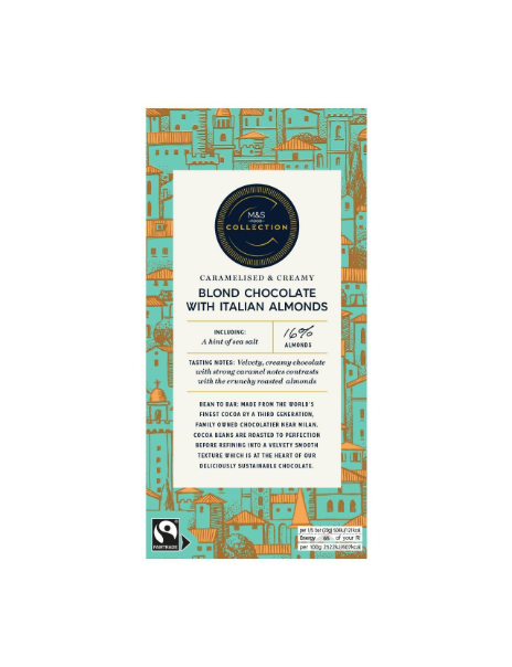 Collection Blond Chocolate with Italian Almonds Collection Blond Chocolate with Italian Almonds