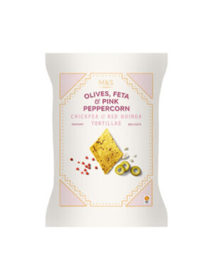 Olives, Feta and Pink Peppercorn Tortillas