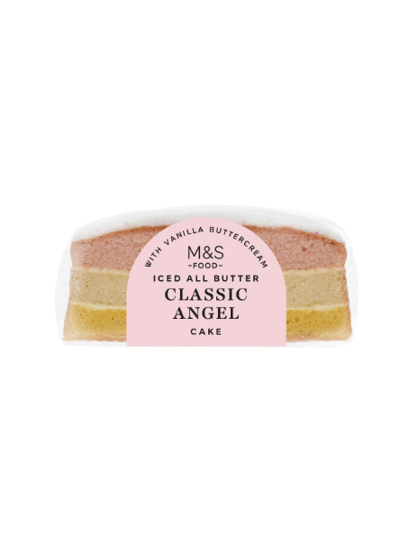 Iced All Butter Classic Angel Cake Iced All Butter Classic Angel Cake