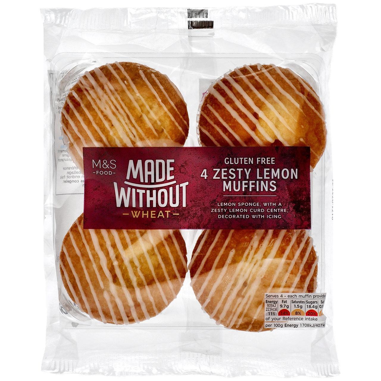 Made Without 4 Zesty Lemon Muffins Made Without 4 Zesty Lemon Muffins