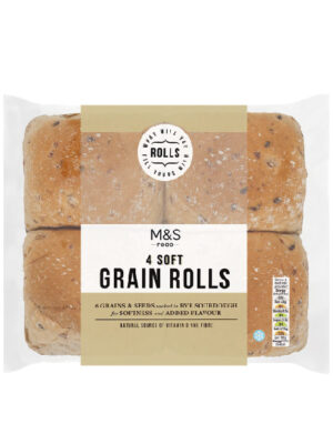 4 Soft Grain Rolls