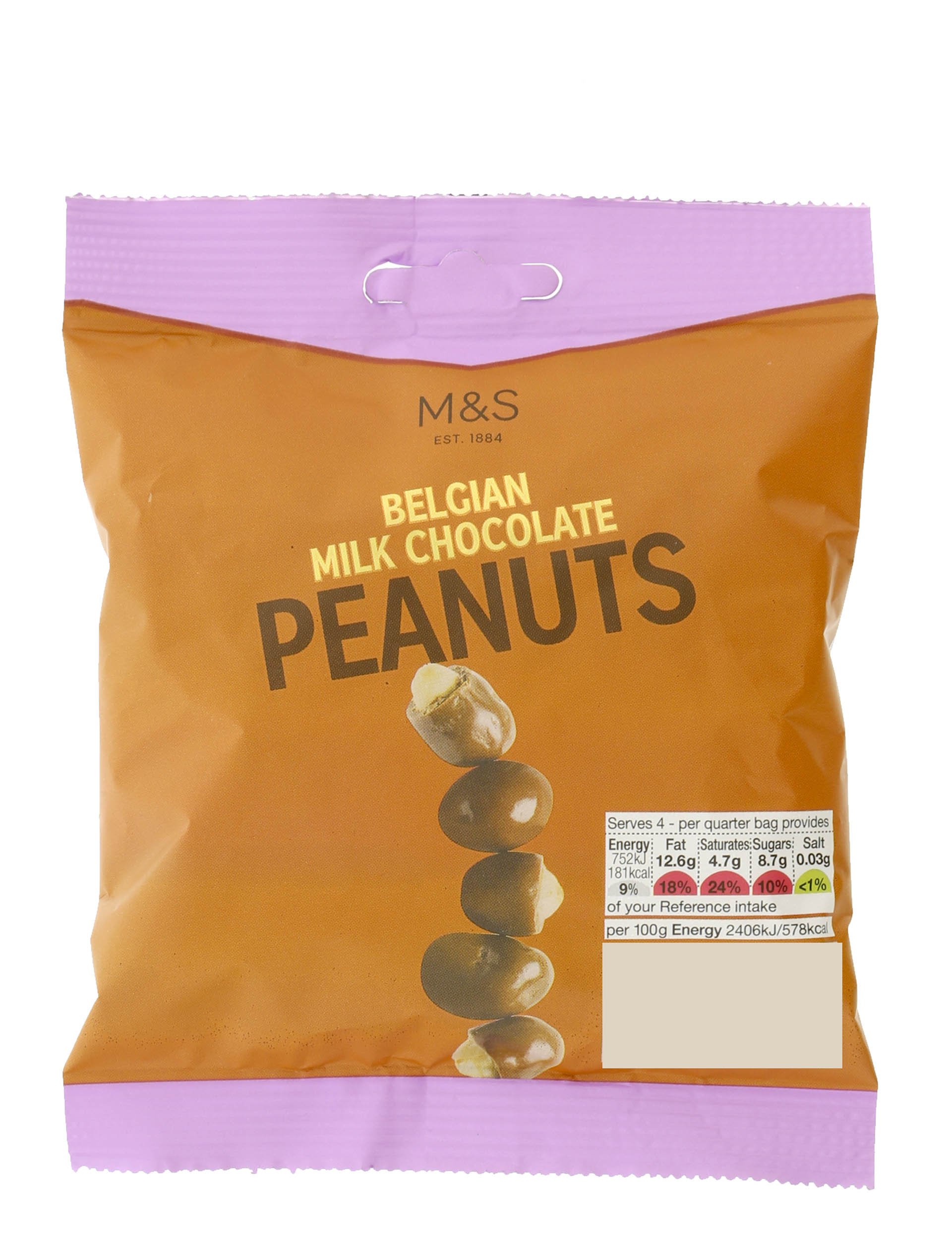 Belgian Milk Chocolate Coated Peanuts