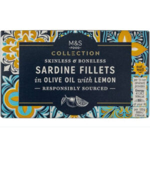 Skinless Boneless Sardines in Olive Oil with Lemon
