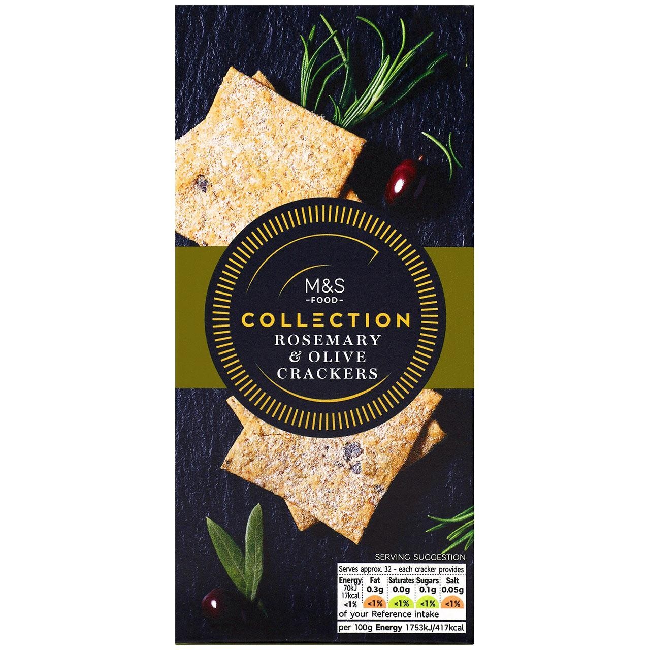Rosemary & Olive Crackers Rosemary & Olive Crackers