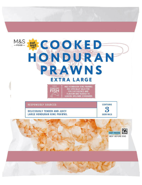 XL Cooked Honduran Prawns XL Cooked Honduran Prawns