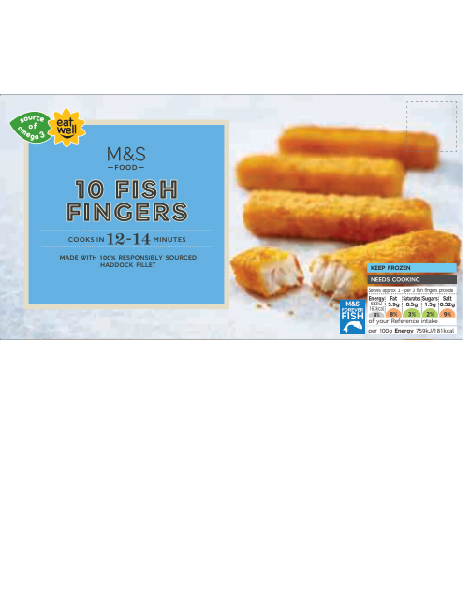 10 Haddock Fish Fingers 10 Haddock Fish Fingers