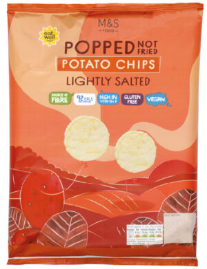 Popped Potato Chips Lightly Salted