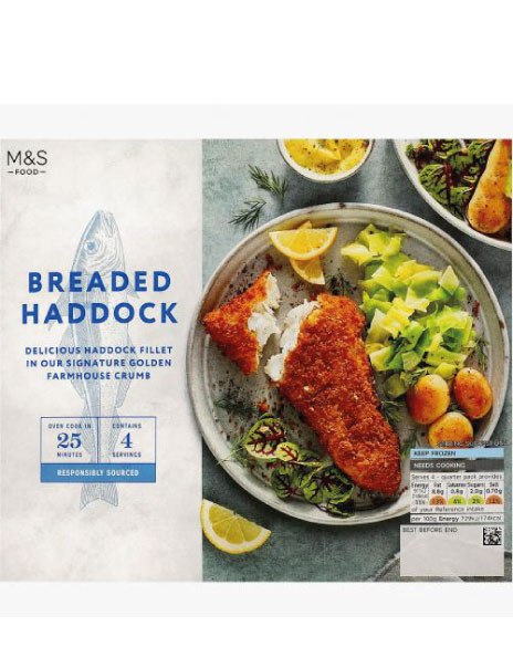 4 Breaded Haddock Fillets 4 Breaded Haddock Fillets