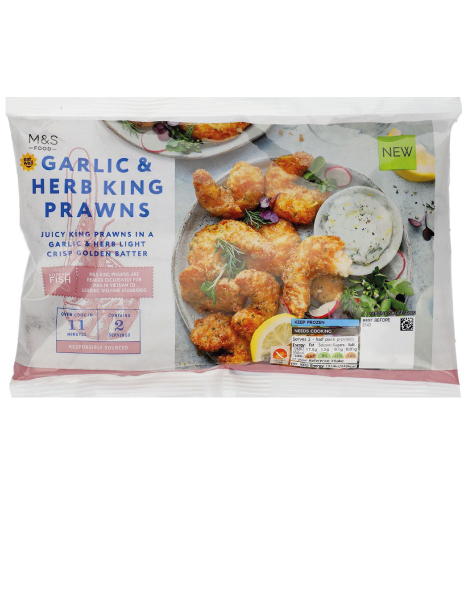 Garlic & Herb King Prawns Garlic & Herb King Prawns