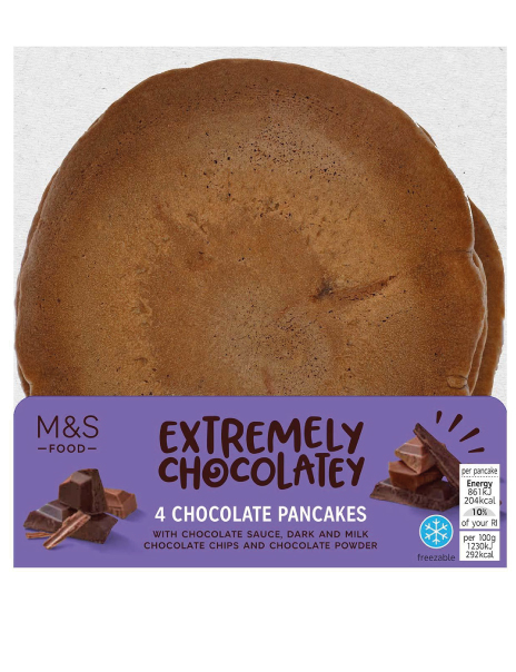 4 Extremely Chocolatey Chocolate Pancakes