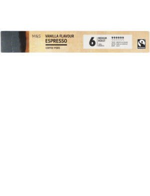 Vanilla Flavour Espresso Coffee Pods