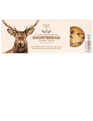 Scottish All Butter Toffee Shortbread Thins