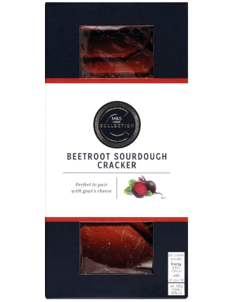 Beetroot Sourdough Crackers Beetroot Sourdough Crackers