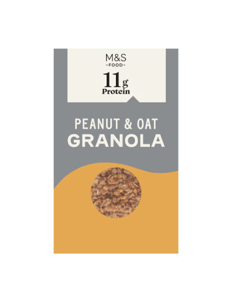 High Protein Peanut and Oat Granola