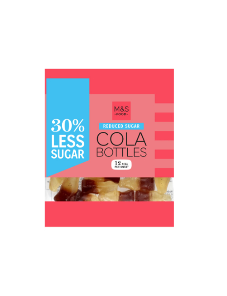 Reduced Sugar Cola Bottles