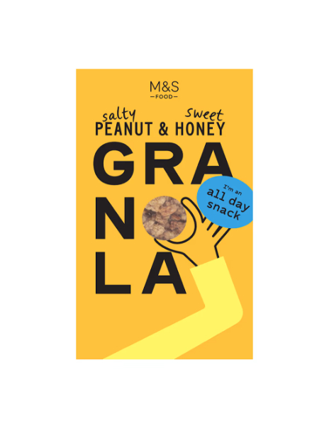 Salty Peanut and Sweet Honey Granola
