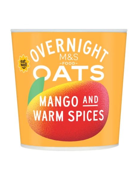 Overnight Oats with Spiced Mango